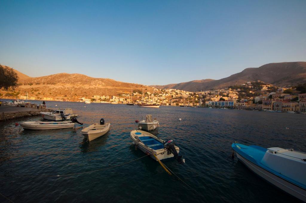 Odyssia Apartment Symi Bagian luar foto