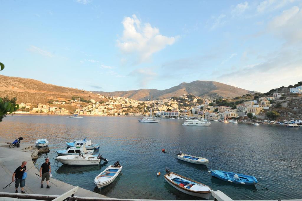 Odyssia Apartment Symi Bagian luar foto